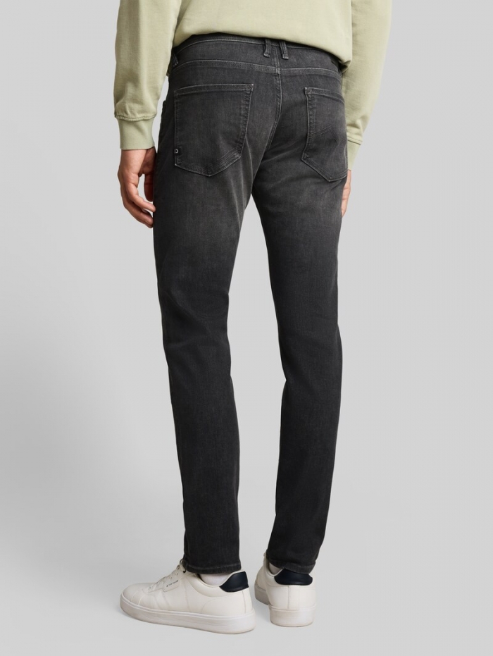 Tom Tailor TTPIERS SLIM Jeans - Used Mid Stone Grey Denim Tom Tailor TTPIERS SLIM Jeans - Used Mid Stone Grey Denim