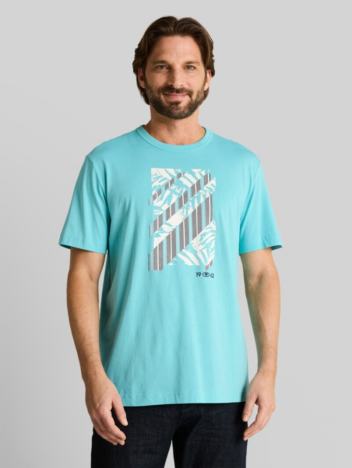 Tom Tailor T-Shirt mit Print - River Teal Tom Tailor T-Shirt mit Print - River Teal