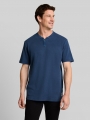 Tom Tailor Henley T-Shirt mit Waffelstruktur - Dark Duck Blue Tom Tailor Henley T-Shirt mit Waffelstruktur - Dark Duck Blue