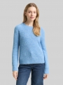 Tom Tailor Strickpullover mit Wollanteil - Light Fjord Blue Melange