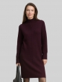Tom Tailor Strickkleid mit Stehkragen - Dark Red Mélange Tom Tailor Strickkleid mit Stehkragen - Dark Red Mélange