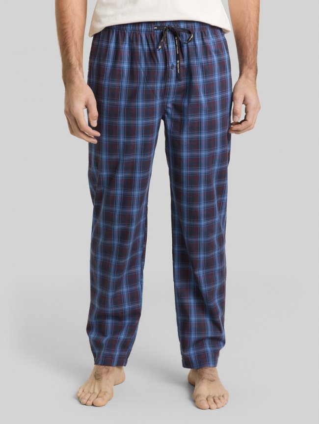 Tom Tailor Pyjama-Hose aus Baumwolle - Blue-dark-check Tom Tailor Pyjama-Hose aus Baumwolle - Blue-dark-check