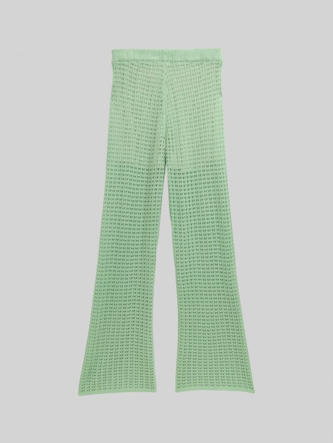 Tom Tailor Wide Leg Strickhose - Light Garden Green Tom Tailor Wide Leg Strickhose - Light Garden Green