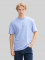 Tom Tailor Relaxed Fit T-Shirt aus Baumwolle - Brunnera Blue Tom Tailor Relaxed Fit T-Shirt aus Baumwolle - Brunnera Blue