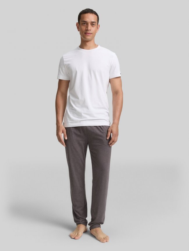 Tom Tailor Pyjama-Hose in Melange-Optik - Grey-dark-melange Tom Tailor Pyjama-Hose in Melange-Optik - Grey-dark-melange