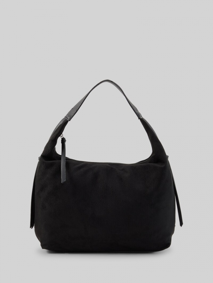 Tom Tailor TTAIANA L Beuteltasche in Wildleder-Optik - Schwarz / Black Tom Tailor TTAIANA L Beuteltasche in Wildleder-Optik - Schwarz / Black