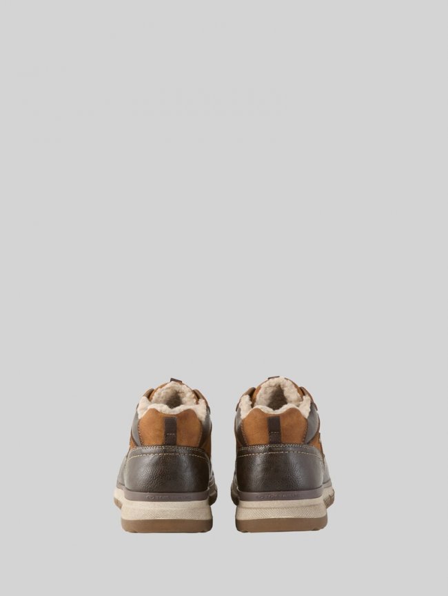 Tom Tailor Wasserdichte Schnürschuhe - Cognac Tom Tailor Wasserdichte Schnürschuhe - Cognac