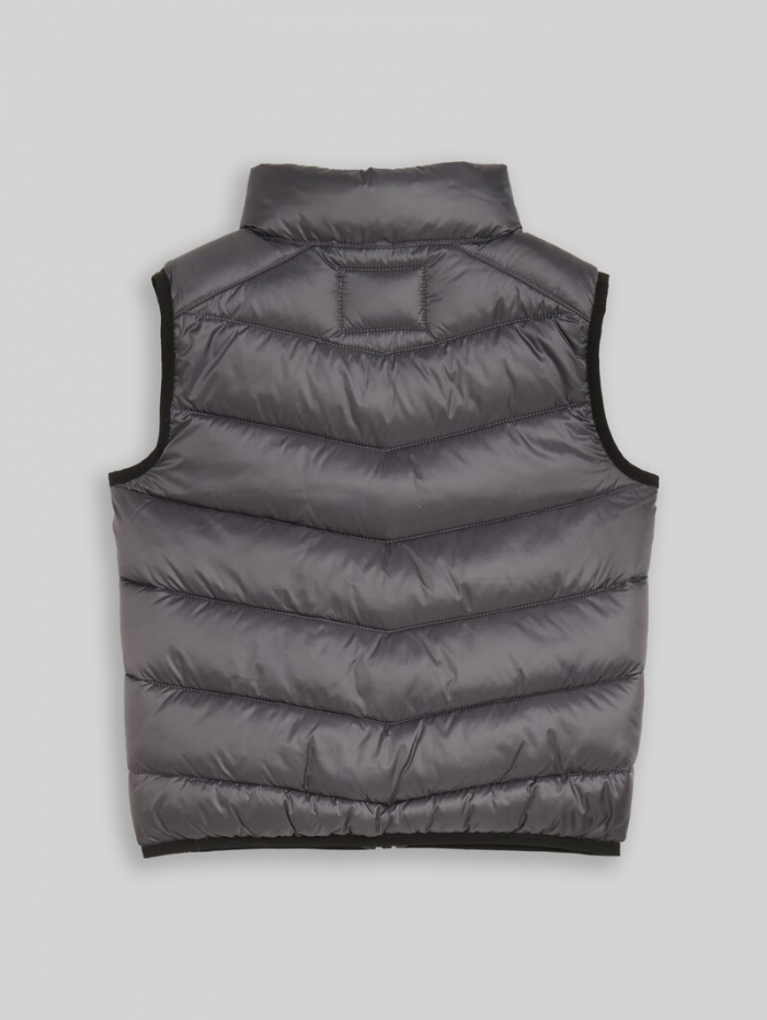 Tom Tailor Lightweight Steppweste mit wasserabweisender Funktion - Dark Urban Grey Tom Tailor Lightweight Steppweste mit wasserabweisender Funktion - Dark Urban Grey