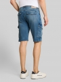 Tom Tailor TTMARVIN STRAIGHT Cargo Jeans Shorts - Used Mid Stone Blue Denim Tom Tailor TTMARVIN STRAIGHT Cargo Jeans Shorts - Used Mid Stone Blue Denim