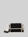 Tom Tailor TTSUZI M Schultertasche mit kontrastierenden Kantendetails - Schwarz / Black