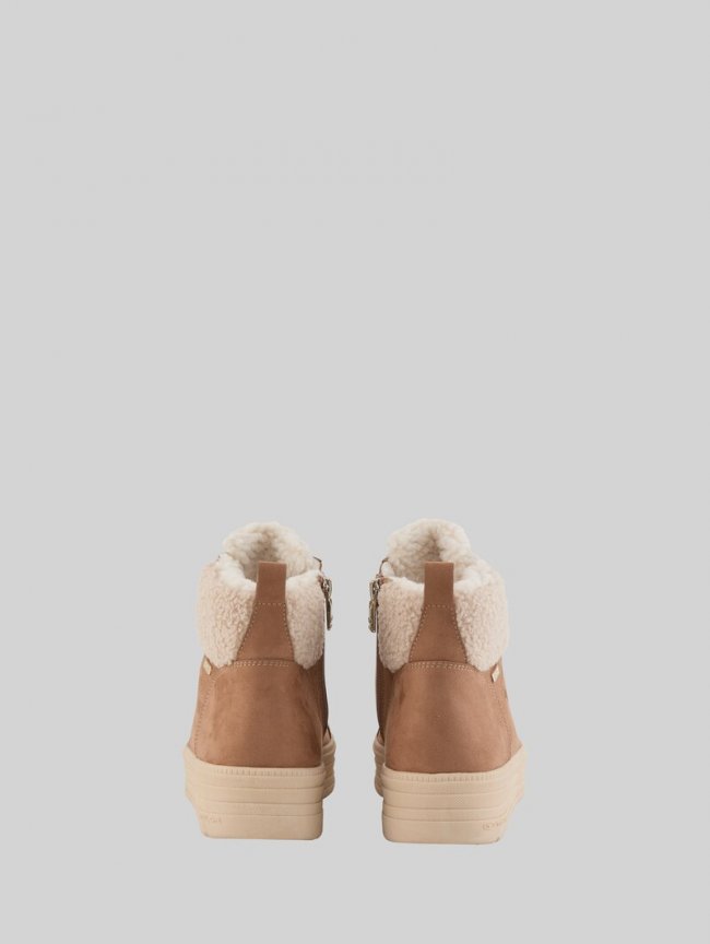 Tom Tailor Wasserfeste Stiefeletten mit Fütterung - Sand Tom Tailor Wasserfeste Stiefeletten mit Fütterung - Sand