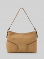 Tom Tailor TTAPOLLINE M Beuteltasche mit Reißverschluss-Details - Camel / Camel Nature Tom Tailor TTAPOLLINE M Beuteltasche mit Reißverschluss-Details - Camel / Camel Nature