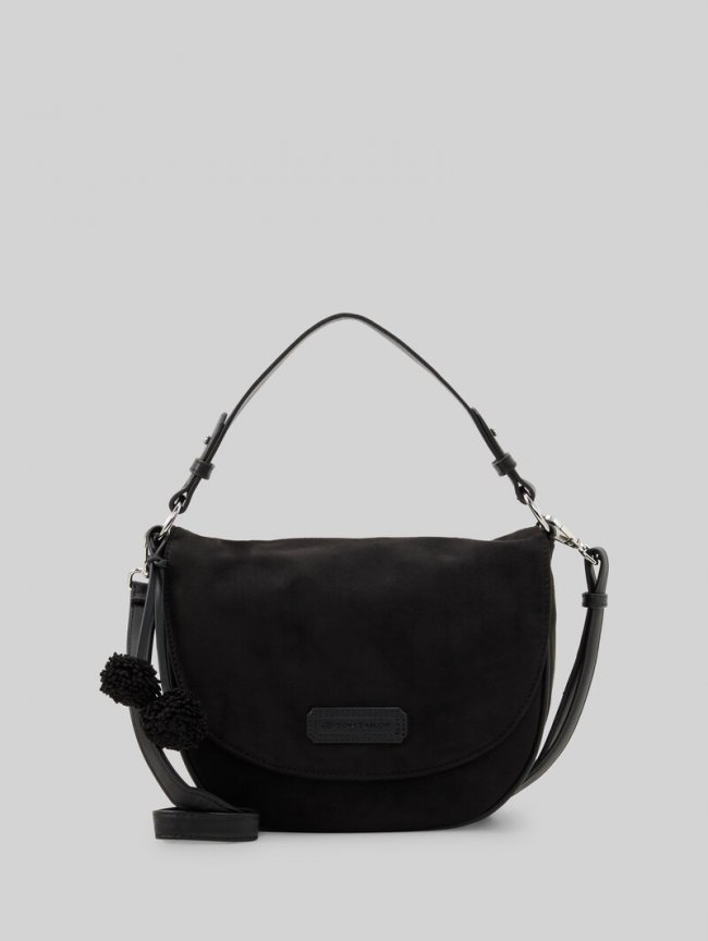 Tom Tailor TTIDRA Umhängetasche mit Überschlag - Schwarz / Black Tom Tailor TTIDRA Umhängetasche mit Überschlag - Schwarz / Black