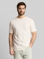 Tom Tailor Basic T-Shirt aus Baumwolle - Gardenia White Tom Tailor Basic T-Shirt aus Baumwolle - Gardenia White