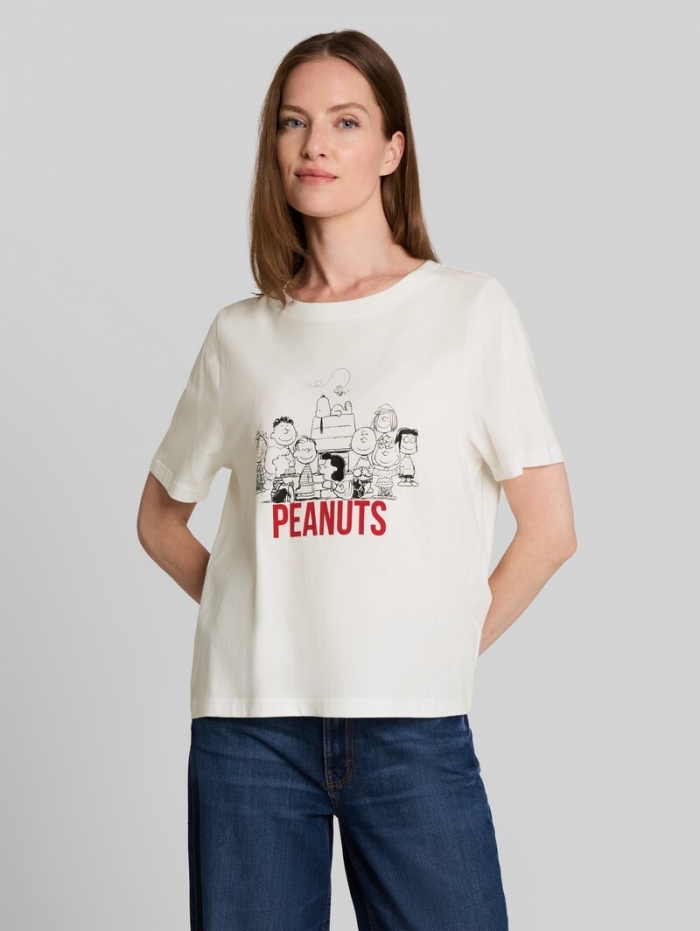 Tom Tailor T-Shirt mit Snoopy-Print - Whisper White Tom Tailor T-Shirt mit Snoopy-Print - Whisper White