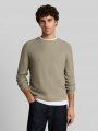 Tom Tailor Loose Fit Strickpullover aus Baumwolle - Dark Sage Green Tom Tailor Loose Fit Strickpullover aus Baumwolle - Dark Sage Green