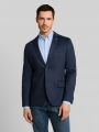 Tom Tailor Regular Fit Sakko mit Taschen - Navy Twill Melange