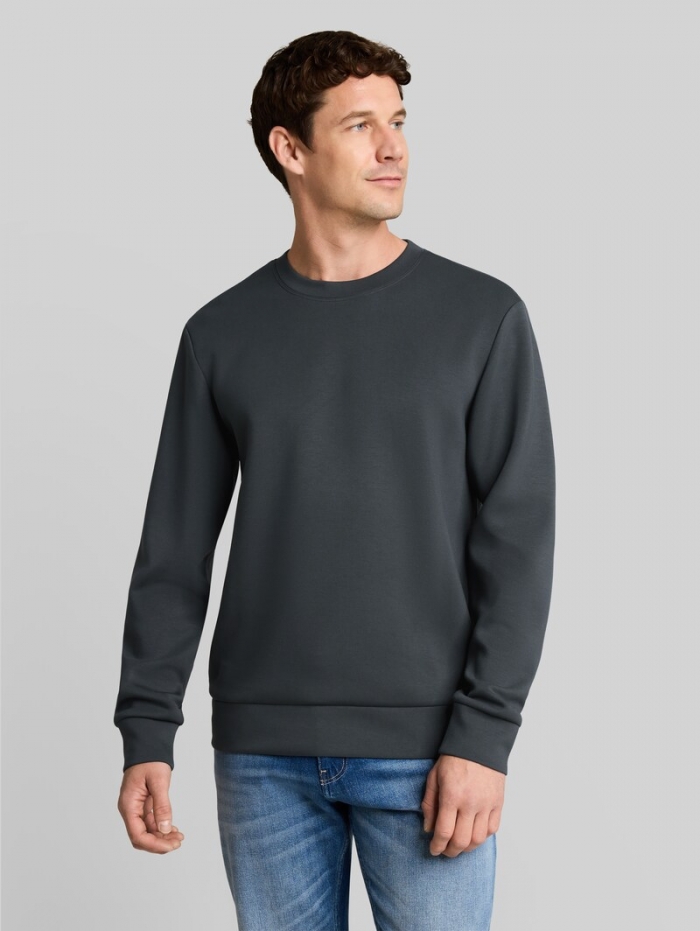 Tom Tailor Basic Scuba Sweatshirt - Darkest Olive