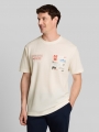Tom Tailor T-Shirt mit Waffelstruktur - Gardenia White Tom Tailor T-Shirt mit Waffelstruktur - Gardenia White