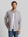Tom Tailor Regular Fit Hemd mit Leinenanteil - Blue Multicolor Stripe Tom Tailor Regular Fit Hemd mit Leinenanteil - Blue Multicolor Stripe