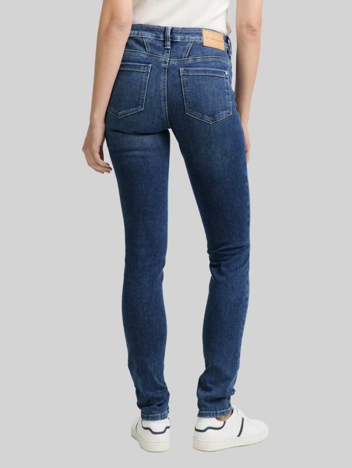 Tom Tailor TTLUCIE SKINNY Jeans - Mid Stone Wash Denim Tom Tailor TTLUCIE SKINNY Jeans - Mid Stone Wash Denim