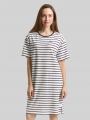 Tom Tailor Nachthemd mit Streifenmuster - White-medium-horizontal Stripe
