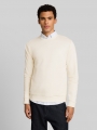 Tom Tailor Basic Sweatshirt - Gardenia White Tom Tailor Basic Sweatshirt - Gardenia White
