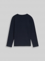 Tom Tailor Langarmshirt mit interaktivem Print - Sky Captain Blue Tom Tailor Langarmshirt mit interaktivem Print - Sky Captain Blue