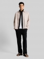 Tom Tailor Hemdjacke mit Leinenanteil - Cashew Beige Chambray Tom Tailor Hemdjacke mit Leinenanteil - Cashew Beige Chambray