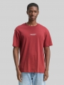 Tom Tailor Relaxed Fit T-Shirt aus Baumwolle - Burnt Russet Tom Tailor Relaxed Fit T-Shirt aus Baumwolle - Burnt Russet
