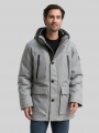 Tom Tailor Arctic Parka mit abnehmbarer Kapuze - Grey Melange Herringbone Tom Tailor Arctic Parka mit abnehmbarer Kapuze - Grey Melange Herringbone