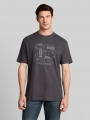 Tom Tailor T-Shirt mit Waffelstruktur - Tarmac Grey Tom Tailor T-Shirt mit Waffelstruktur - Tarmac Grey
