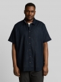 Tom Tailor Plus Size - Regular Fit Kurzarmhemd mit Leinenanteil - Sky Captain Blue Tom Tailor Plus Size - Regular Fit Kurzarmhemd mit Leinenanteil - Sky Captain Blue