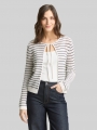 Tom Tailor Cardigan mit Streifenmuster - White Navy Structure Stripe Tom Tailor Cardigan mit Streifenmuster - White Navy Structure Stripe