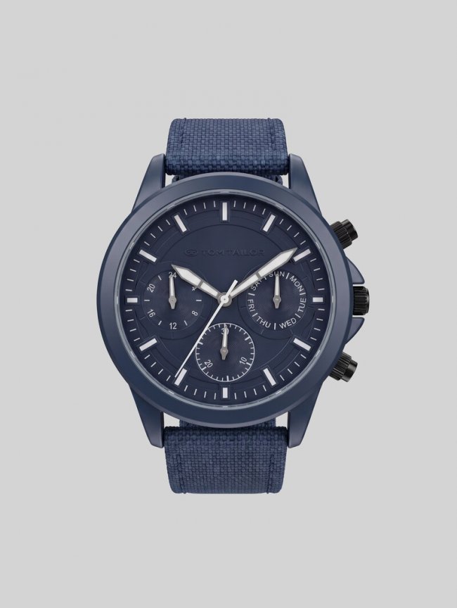 Tom Tailor Armbanduhr Chronograph marineblau - Gun Tom Tailor Armbanduhr Chronograph marineblau - Gun
