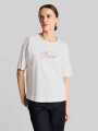Tom Tailor T-Shirt mit Schriftzug - Whisper White Tom Tailor T-Shirt mit Schriftzug - Whisper White