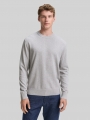 Tom Tailor Basic Strickpullover aus Baumwolle - Light Stone Grey Melange Tom Tailor Basic Strickpullover aus Baumwolle - Light Stone Grey Melange