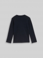 Tom Tailor Langarmshirt mit Print - Sky Captain Blue Tom Tailor Langarmshirt mit Print - Sky Captain Blue