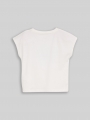 Tom Tailor T-Shirt mit Knoten-Detail - Whisper White