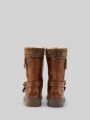 Tom Tailor Wasserfeste Stiefel mit Strick-Einsatz - Cognac Tom Tailor Wasserfeste Stiefel mit Strick-Einsatz - Cognac