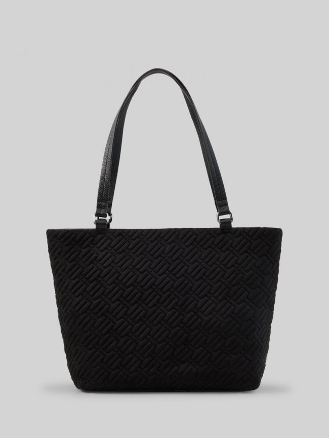Tom Tailor TTXANTHIA L Shopper mit Logo-Prägung - Schwarz / Black Tom Tailor TTXANTHIA L Shopper mit Logo-Prägung - Schwarz / Black