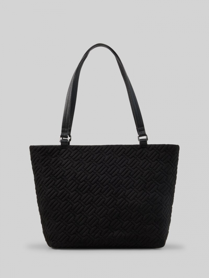 Tom Tailor TTXANTHIA L Shopper mit Logo-Prägung - Schwarz / Black Tom Tailor TTXANTHIA L Shopper mit Logo-Prägung - Schwarz / Black
