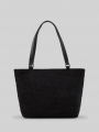 Tom Tailor TTXANTHIA L Shopper mit Logo-Prägung - Schwarz / Black Tom Tailor TTXANTHIA L Shopper mit Logo-Prägung - Schwarz / Black