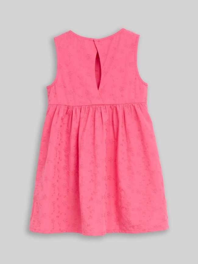 Tom Tailor Mini-Kleid mit Stickerei - Flashy Pink Tom Tailor Mini-Kleid mit Stickerei - Flashy Pink