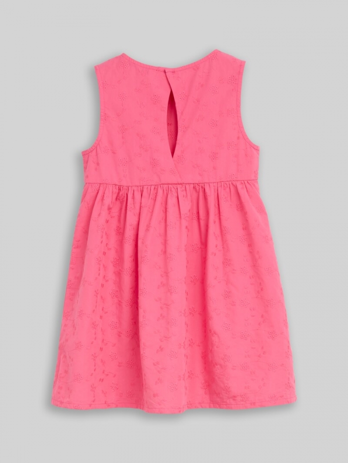 Tom Tailor Mini-Kleid mit Stickerei - Flashy Pink Tom Tailor Mini-Kleid mit Stickerei - Flashy Pink