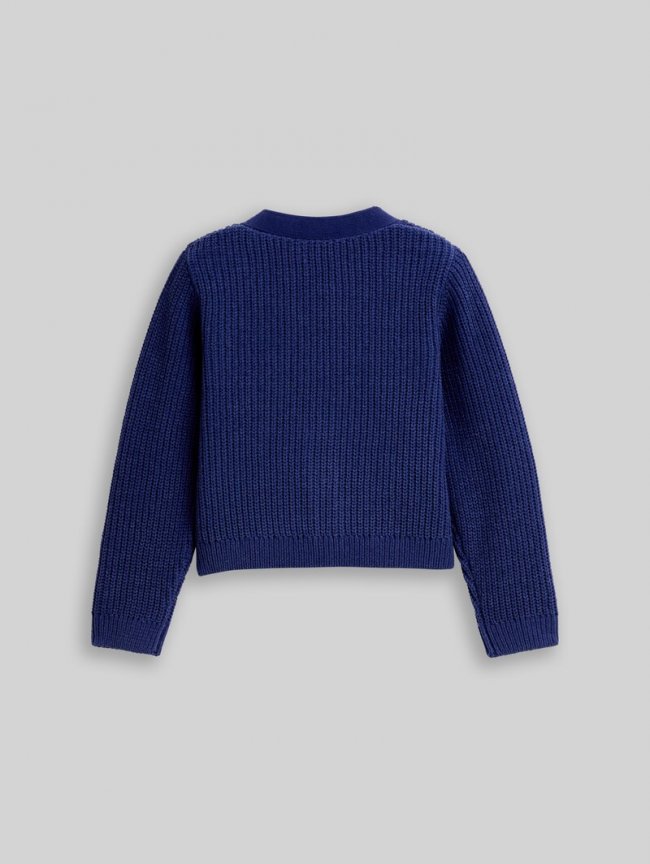 Tom Tailor Cardigan mit V-Ausschnitt - Dark Blue Harbor Tom Tailor Cardigan mit V-Ausschnitt - Dark Blue Harbor