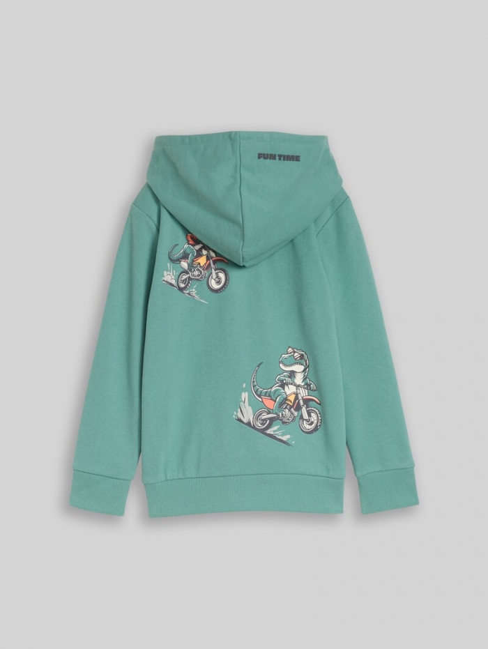 Tom Tailor Hoodie Sweatshirt mit Rückenprint - Salvia Tom Tailor Hoodie Sweatshirt mit Rückenprint - Salvia