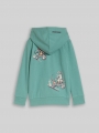 Tom Tailor Hoodie Sweatshirt mit Rückenprint - Salvia Tom Tailor Hoodie Sweatshirt mit Rückenprint - Salvia