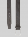 Tom Tailor TTLOGAN Velourledergürtel mit eckiger Dornschließe - Grey Uni Tom Tailor TTLOGAN Velourledergürtel mit eckiger Dornschließe - Grey Uni