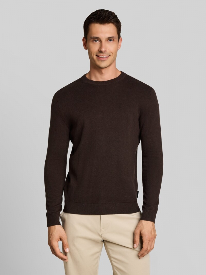 Tom Tailor Strickpullover mit Kaschmir-Anteil - Dark Chocolate Brown Melange Tom Tailor Strickpullover mit Kaschmir-Anteil - Dark Chocolate Brown Melange